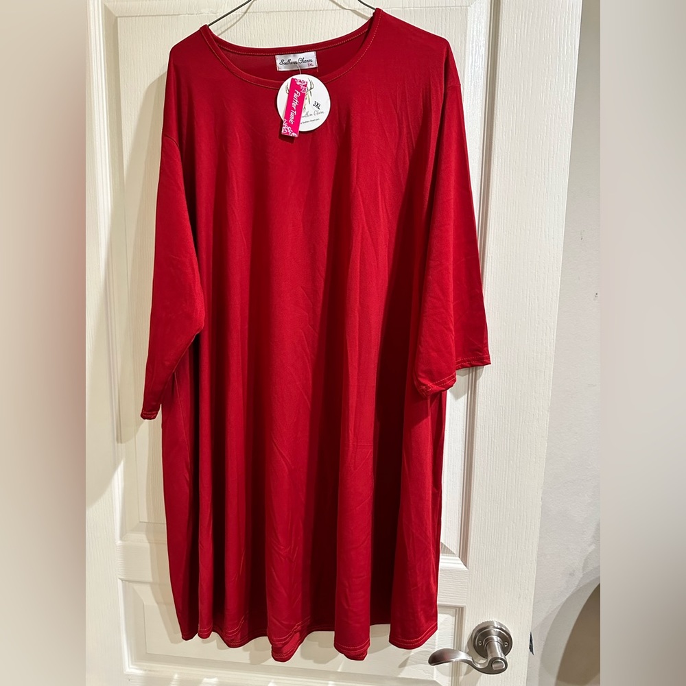NWT Southern Charm red tunic